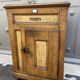 Glacière frigidaire en bois sapin epoque 1900