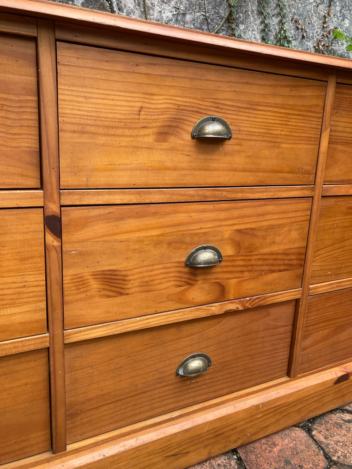 Old trade cabinet with drawers