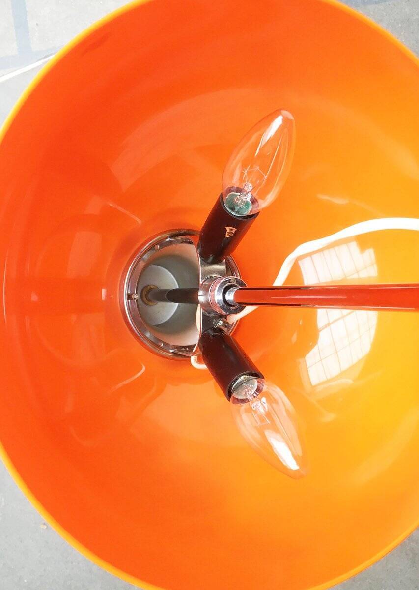 Vintage Space Age table lamp Italian Faro by Guzzini, 1970s