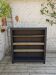 Library, restored antique shelf
