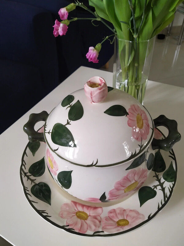 Wild Rose Villeroy & Boch soup dish and plate