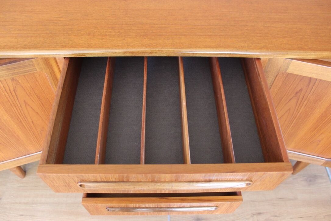 Vintage teak, Scandinavian style enfilade, by G-PLAN, FRESCO model