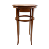 Pedestal table with vintage wooden drawer