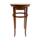 Pedestal table with vintage wooden drawer