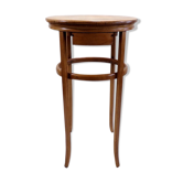 Pedestal table with vintage wooden drawer