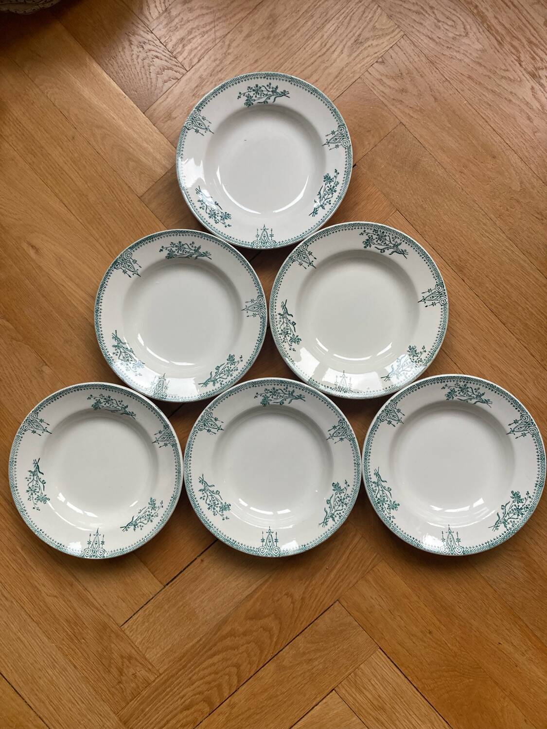 Saint Amand deep plates ironstone