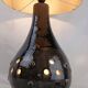 Lampe de sol vintage années 70 céramique abat-jour signé Style West Germany