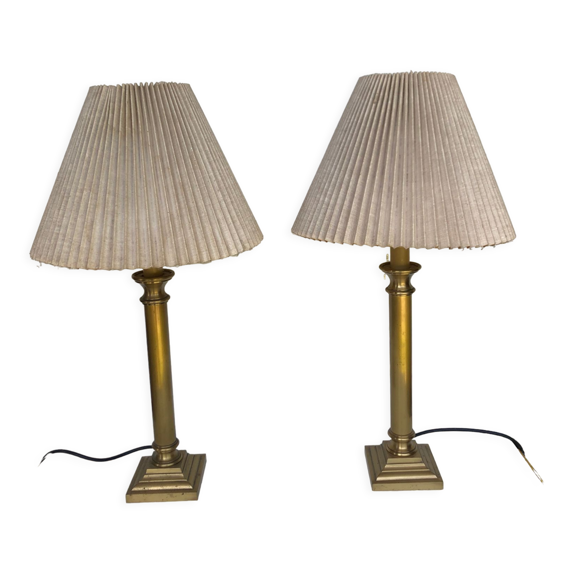 Solid brass lamp