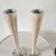 Paire de bougeoirs design Geoworld