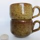 Paire de tasses en grès