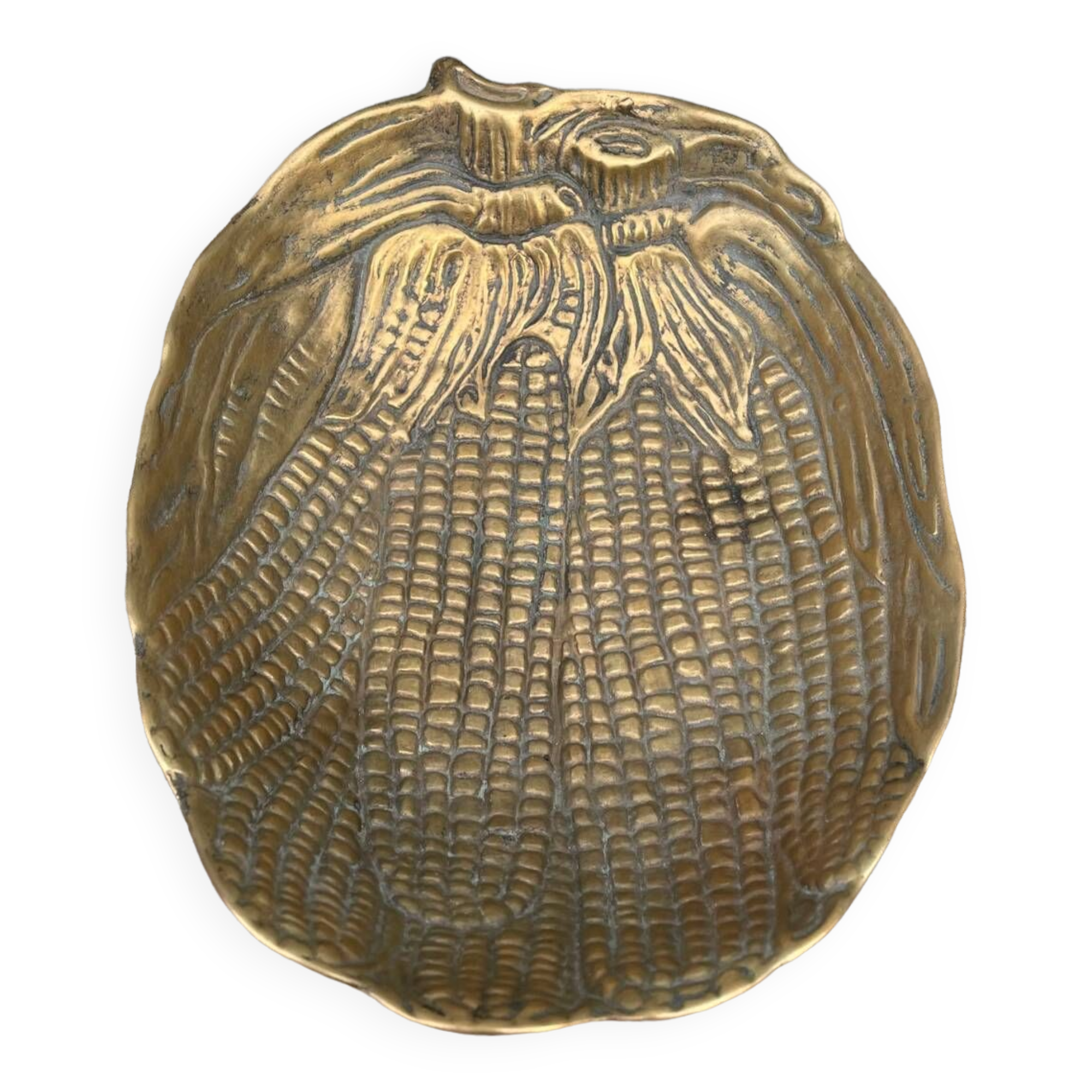 Polished brass corn cob bolt