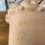 Terracotta “fruit basket” lamp base