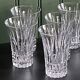 6 large crystal fruit juice glasses by Villeroy and Boch
