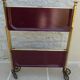 Vintage 50s Textane brand rolling and folding trolley