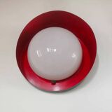 vintage glass globe metal wall light