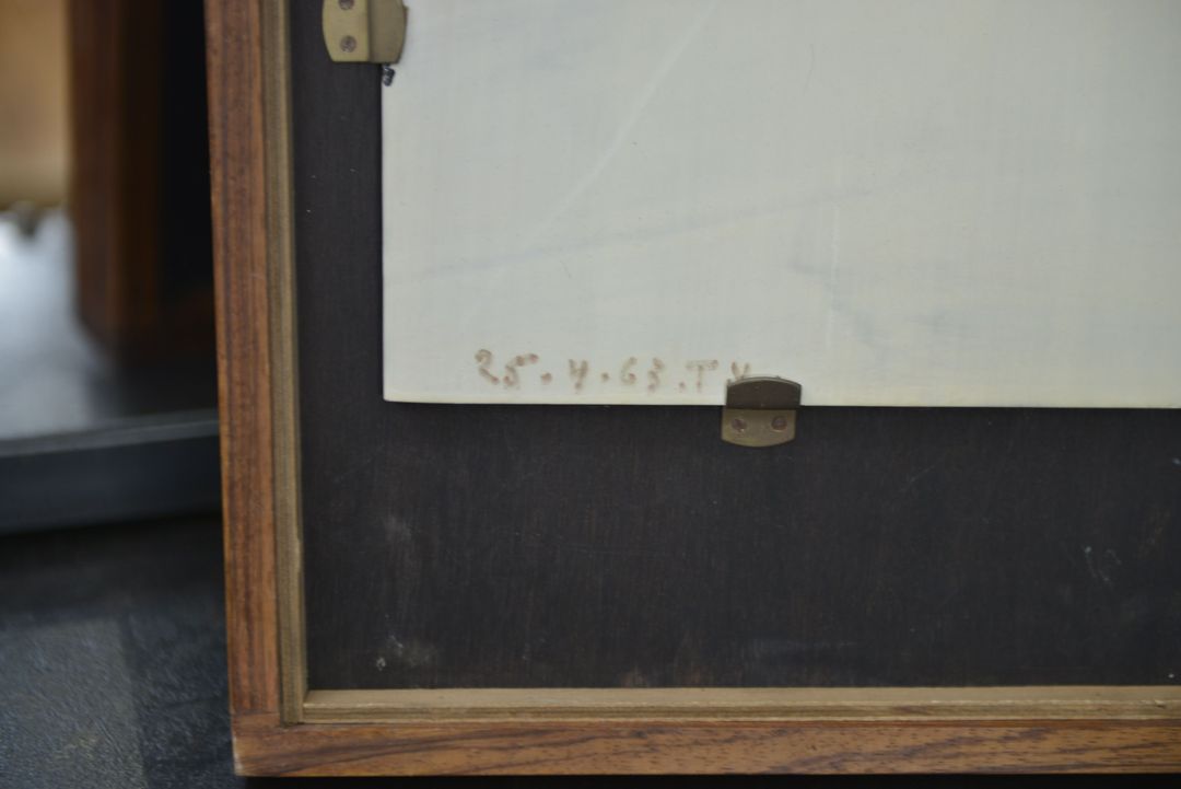 Mirror design in wood 1963 63x75cm