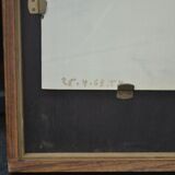 Mirror design in wood 1963 63x75cm