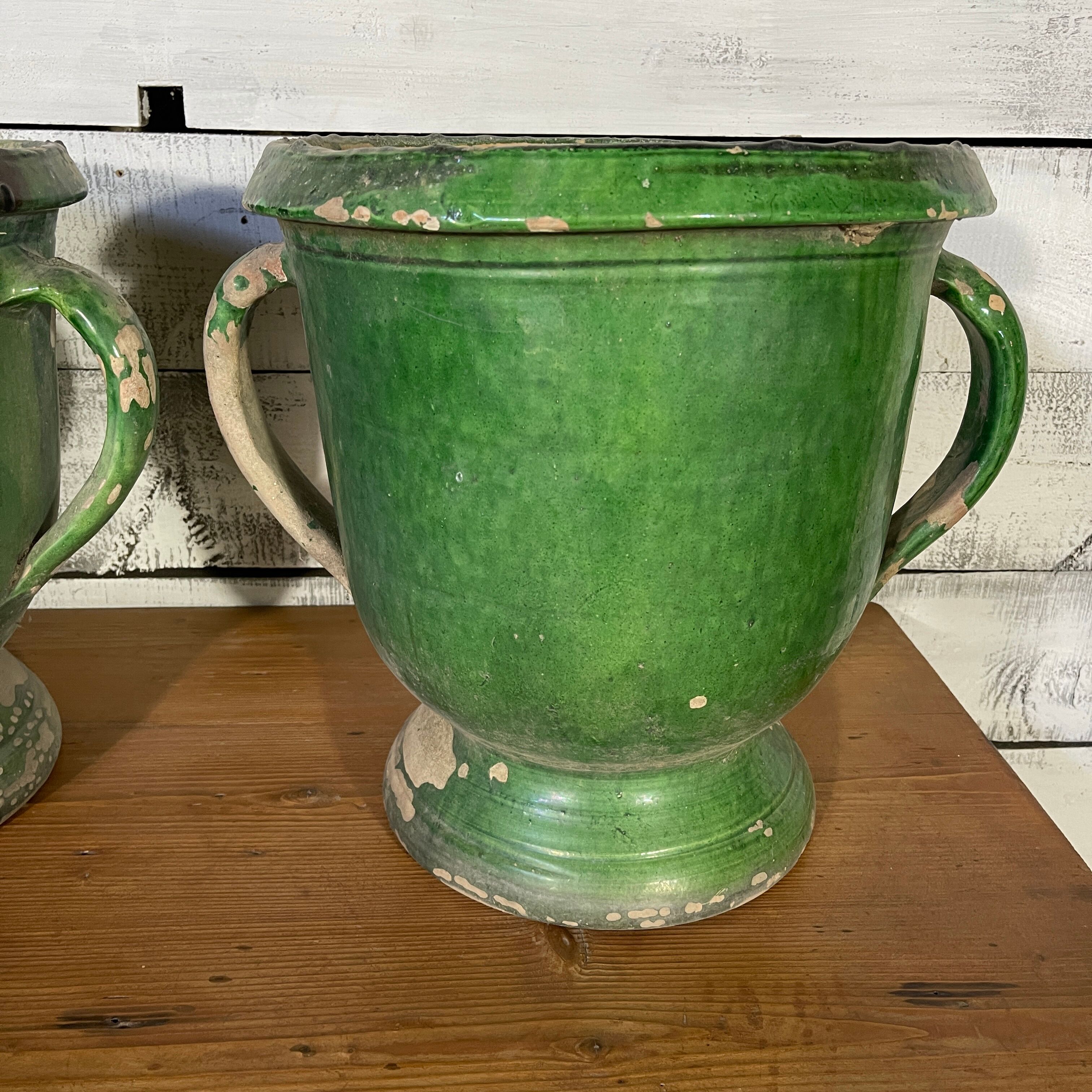 Pair of Anduze vases