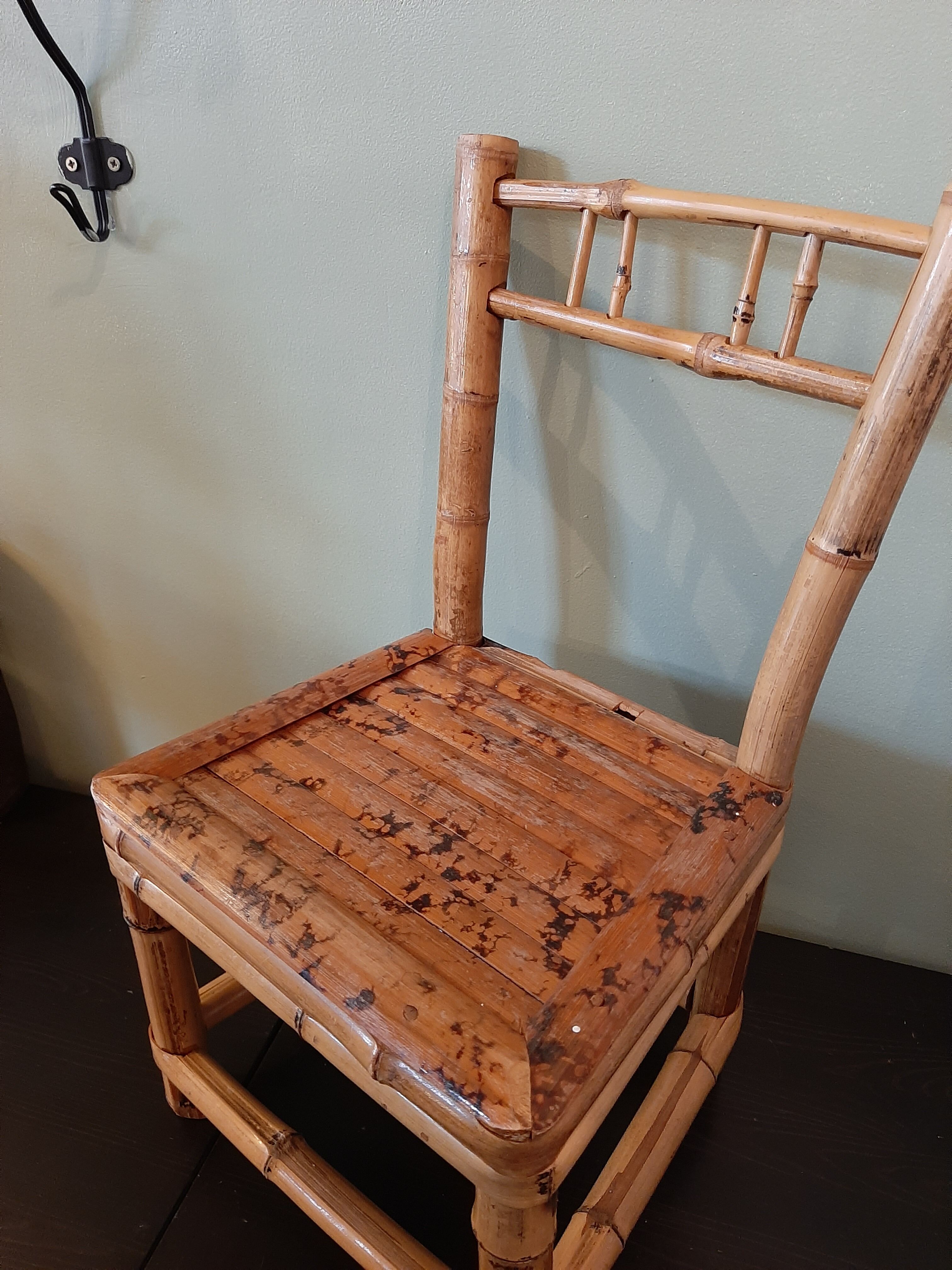 Bamboo chair child