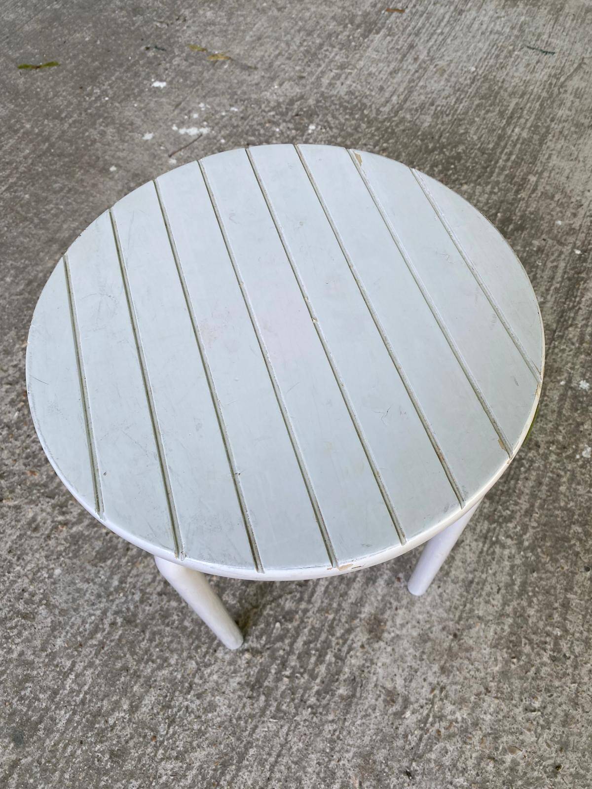 Tabouret rond en bois Allibert