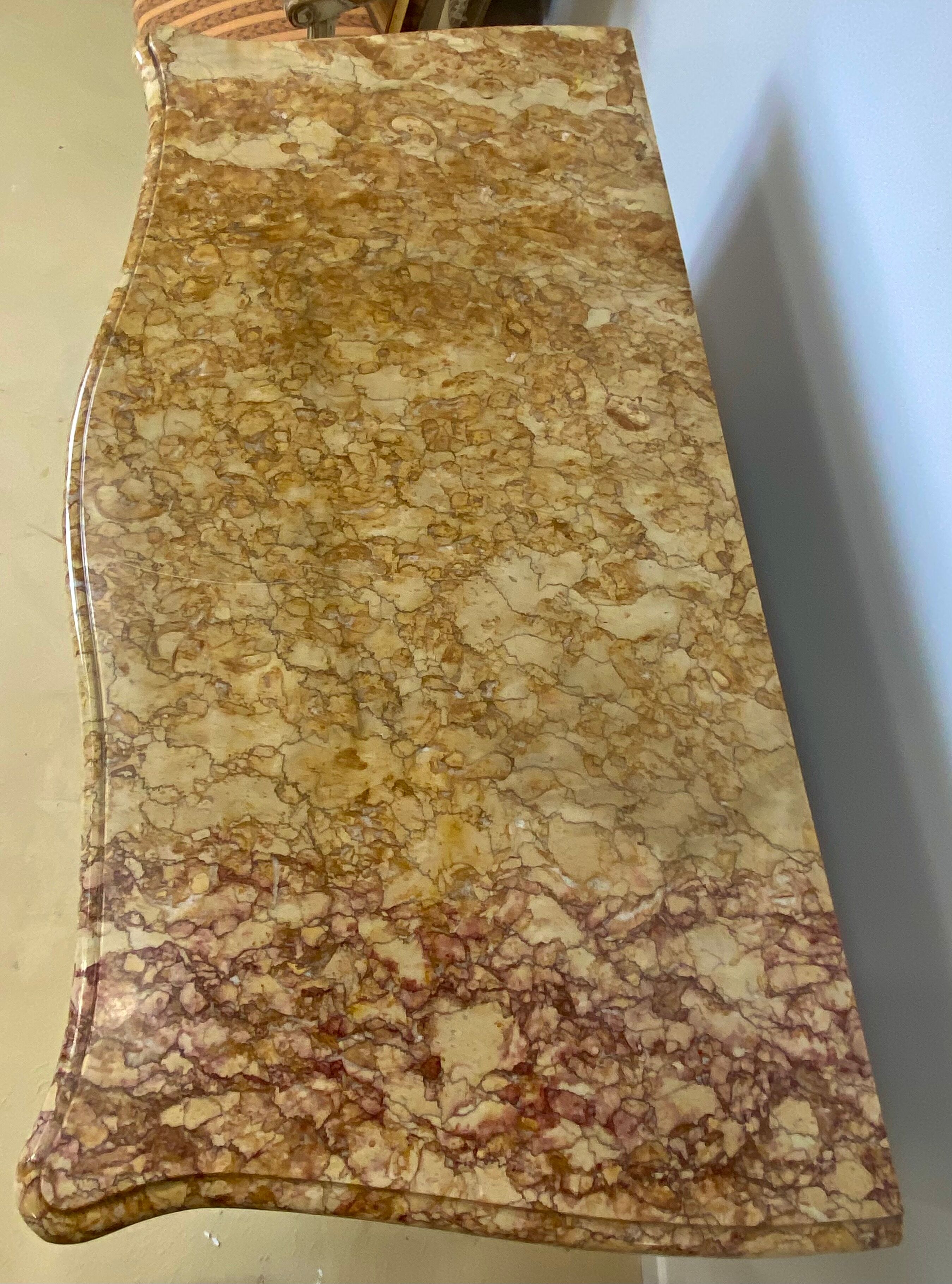 Commode Louis XV Marble top and marquetry