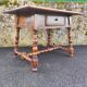 Ancienne table Suisse en noyer massif -XIX è siècle