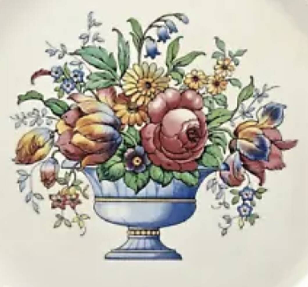 6 old dessert plates Floralia Villeroy & Boch model