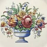 6 anciennes assiettes à dessert modèle Floralia Villeroy & Boch