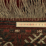 Original bukhara carpet, 228 x 370