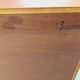 Vintage Scandinavian teak sideboard from the 60s by designer Edvard Valentinsen for Samcom