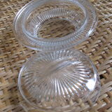 Round butter maker in glass