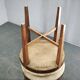 Pair of Art Deco Walnut and Beech Stools, Czechoslovakia, 1930s