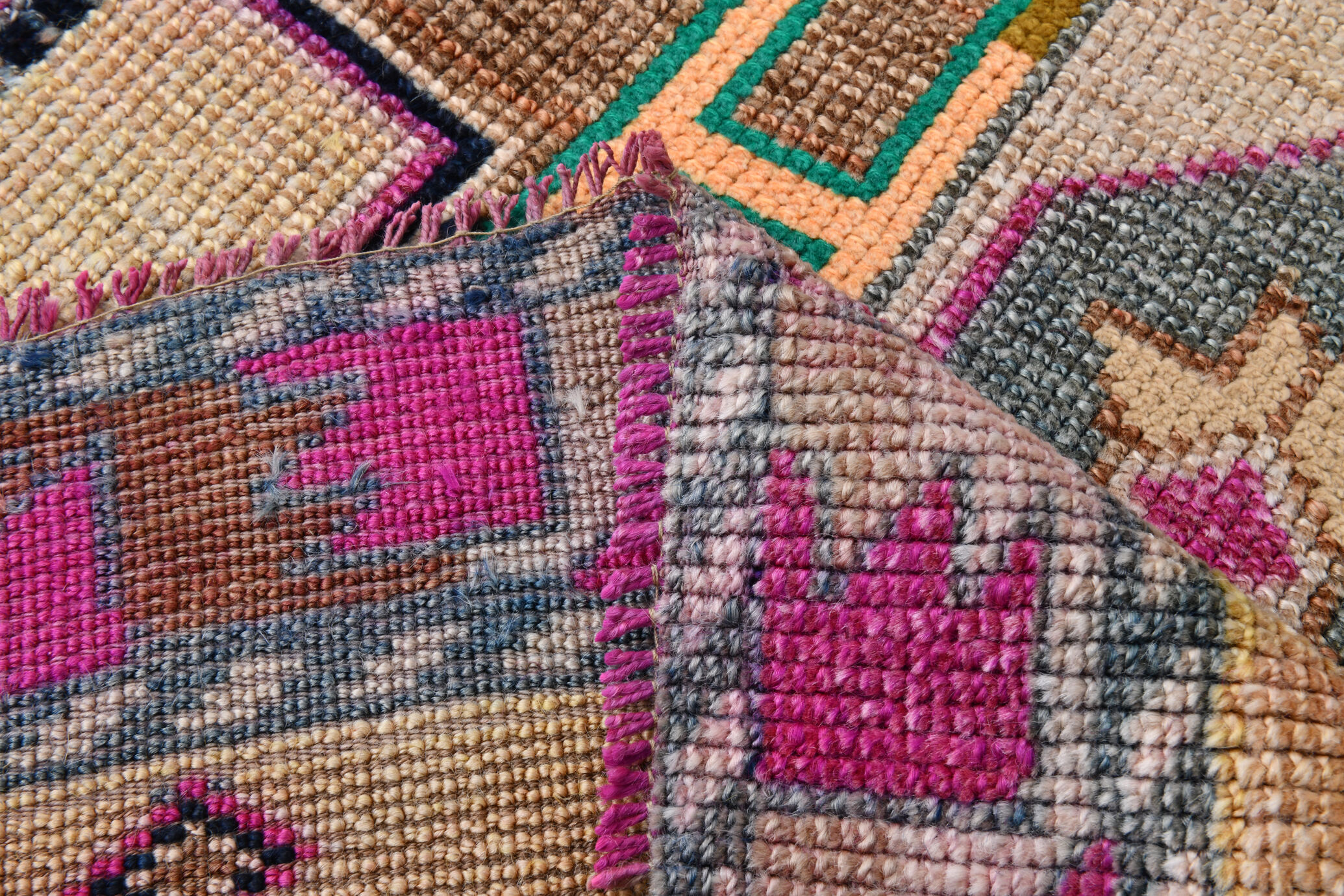 3x12 Vintage Herki Runner Rug