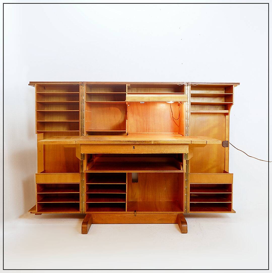 Mid-Century Magic Box Desk by Mummenthaler & Meier, Switzerland, 1955