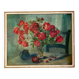 Old oil on wood dating from 1960