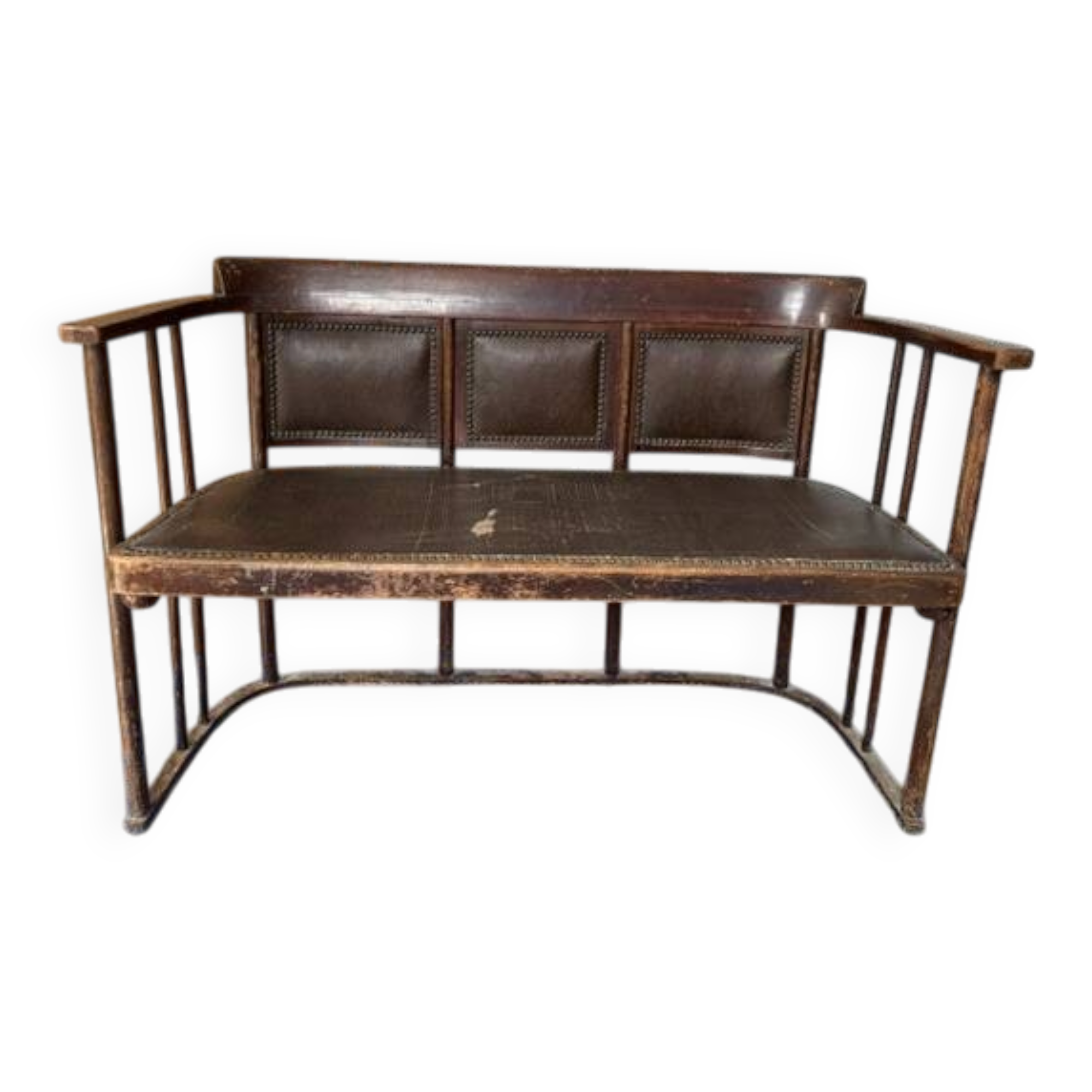 Rare canapé 728/C Gustav Siegel – J. & J. Kohn – Vienna circa 1905