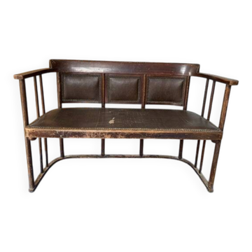Rare canapé 728/C Gustav Siegel – J. & J. Kohn – Vienne vers 1905