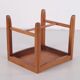 Danish beech wood sidetable / stool, 1960s