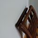 Folding wooden stool