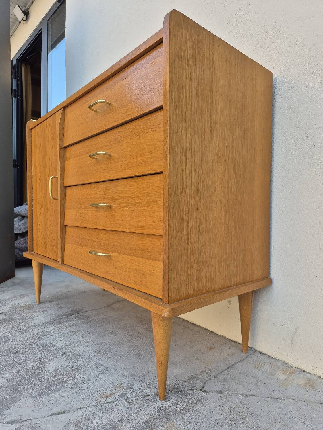 Enfilade very commode vintage 1950s oak