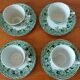 Four coffee cups in iron earth of Saint Amand