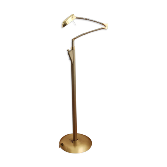 Modernist adjustable architectural floor lamp 1970s