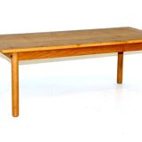 Minimalist oak bench, Sweden, 1960