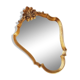 Mirror in gold stucco 42 X 60 cm