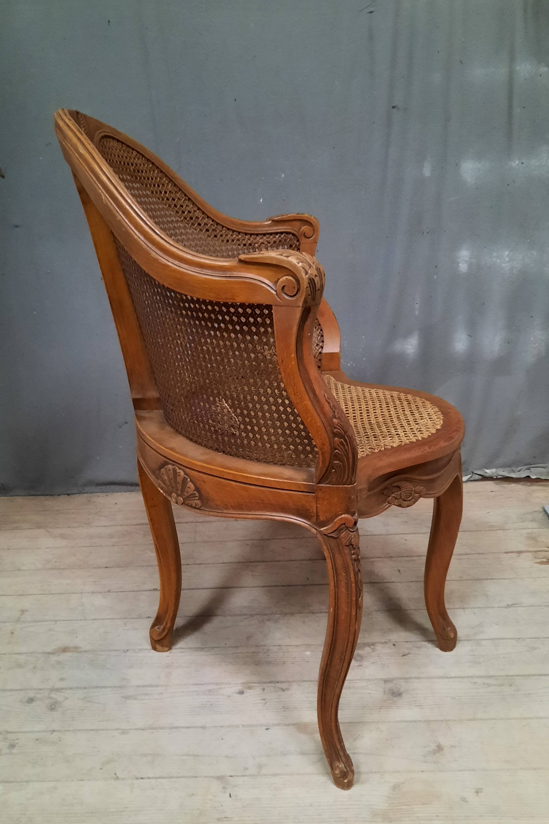 Cane office chair