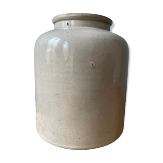 Mustard stoneware pot louit frères