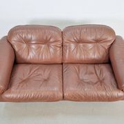 DS101 2-Seater Sofa in Leather from de Sede, 1970s