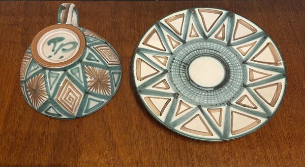 Tasse et sous-tasse Robert Picault