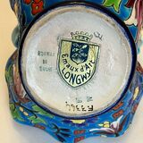 Small Longwy enamel basket
