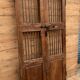 Teak patio door